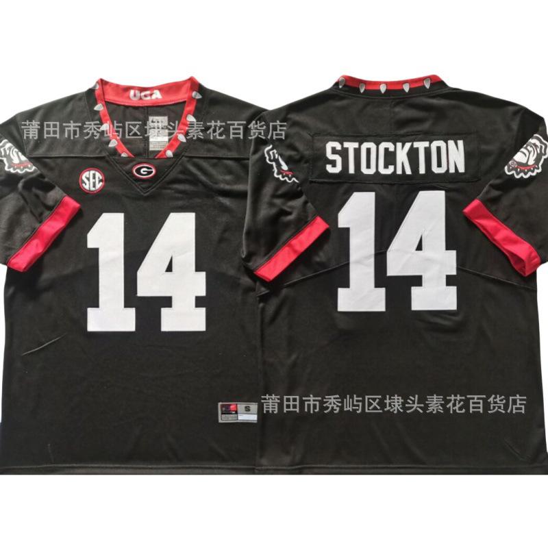 NCAA College Football Jersey Bulldogs Georgia Bulldogs Embroidery Spot Custom