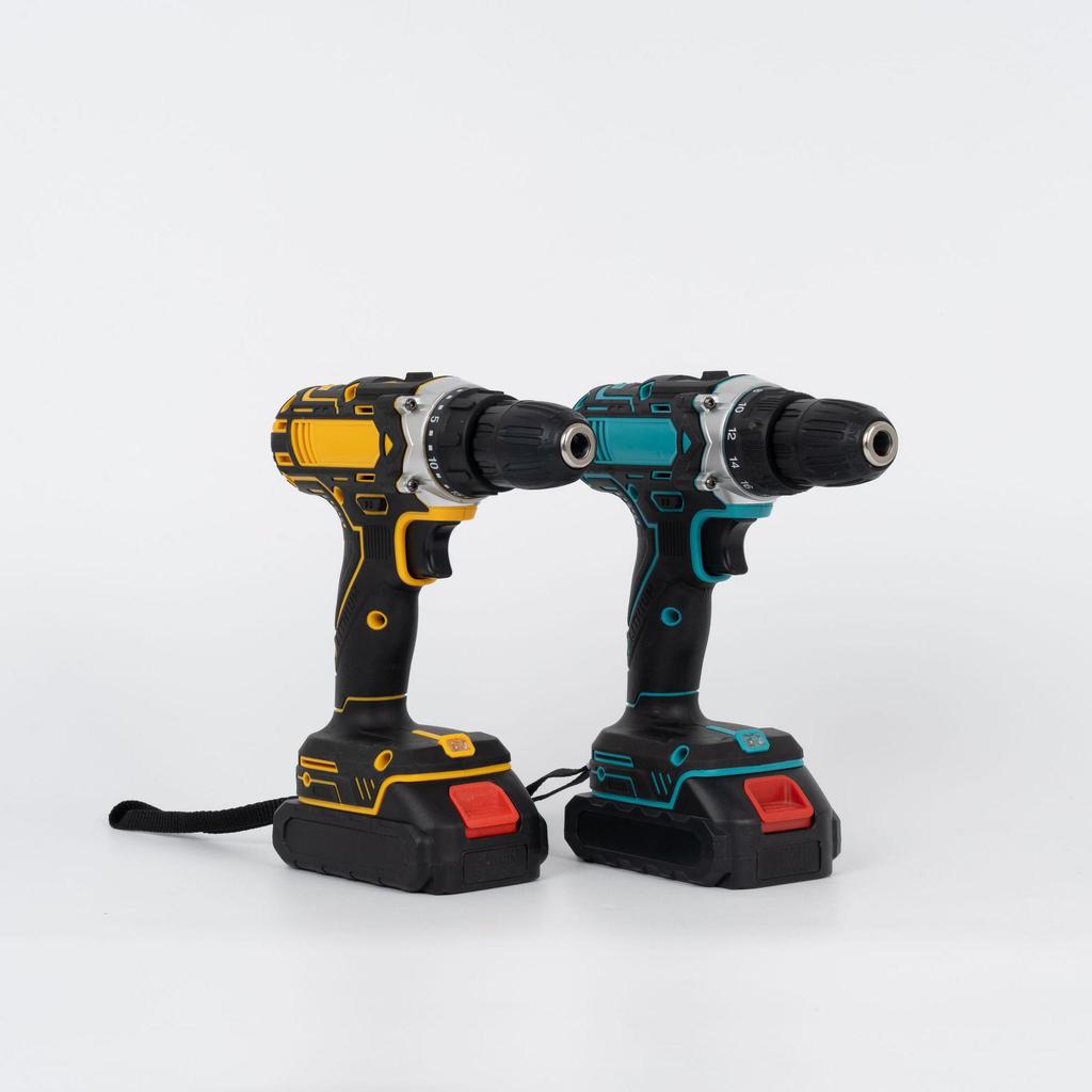 21V Multifunctional Wireless Electric Drill - Handheld, High Power, Portable Lithium Battery Impact Drill