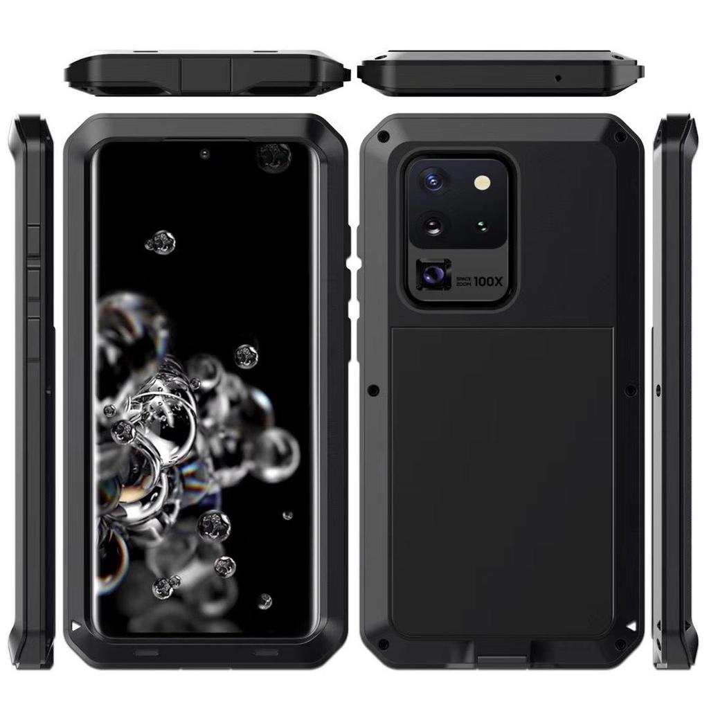Durable Metal Phone Case for iPhone 13/11, Samsung S20/Note20, Huawei P30 - Shockproof and Waterproof Protection