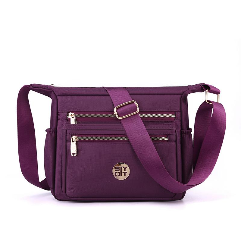 Bag Women's Middle School Mother Bag New Shoulder Messenger Bag Nylon Cloth Bag Trendy Dumpling Bag Women's Bag