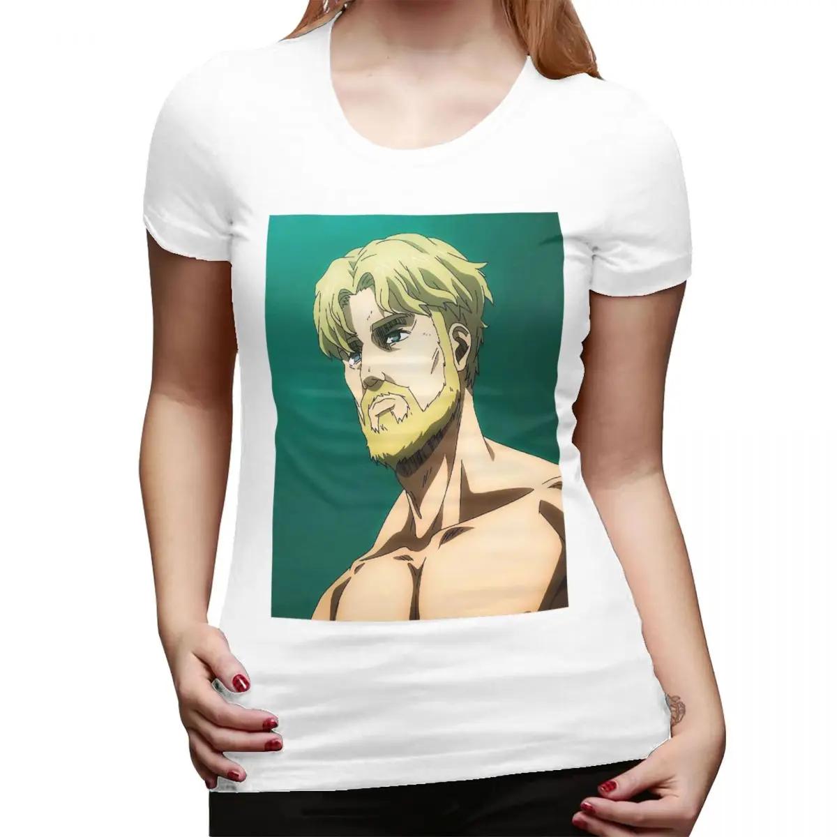 

Attack On Titan Zeke Yeager TShirt for Women Crew Neck Streetwear T Shirts Womens Short Sleeve Summer Clothes Tops S
