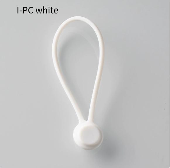 

5/1PCS Silicone Magnetic Cable Tie Reusable Wire Organizer Clips For Bundling Securing Headphone Holder Data Cables Winder