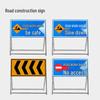 Folding Reflective Construction Safety Sign