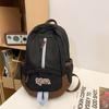 Girl Schoolbag Male Solid Color Backpack Female Large Capacity Travel Bag