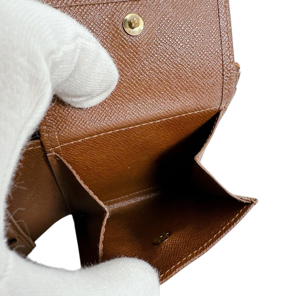 Louis Vuitton Cartes Crdit Monet Wallet Monogram Canvas Brown Unisex M61665 Used