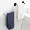 Multifunction Wall Mount Towel Rack Single Bra Self Adhesive Pot Lid Holder Non-Drilling for Kitchen Bathroom Hanging Shelf