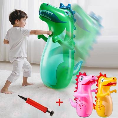 1/2pcs Tumbler Boxing Inflatable Dinosaur Punching Bag Boys Games Sport Toys Christmas Birthday Gift for Boys Girls Child Toys