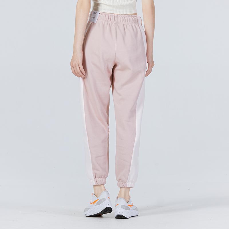 Nike Color Block Casual Cuffed Vintage Sports Long Pants Women Pants Pink DQ6604-601