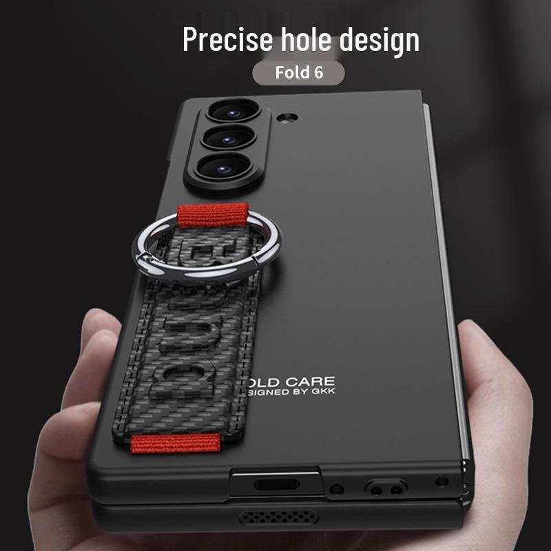 Z FOLD6 Phone Case with Camera Cutout & Elastic Wrist Strap