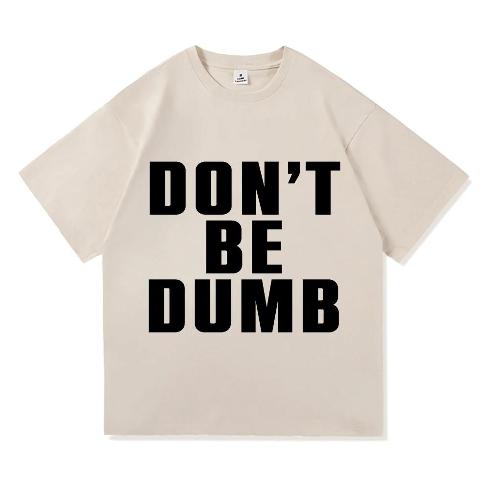 A Rocky 2026 New Album Dont Be Dumb Tee Shirt Fashion Unisex Women Clothing Harajuku High Quality Tops Cotton TShirts Vintage
