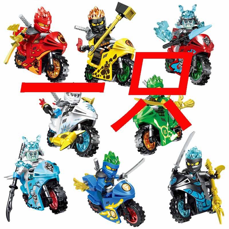 Motorcycle Series Assembled Building Block Children's Toy Bag 31050