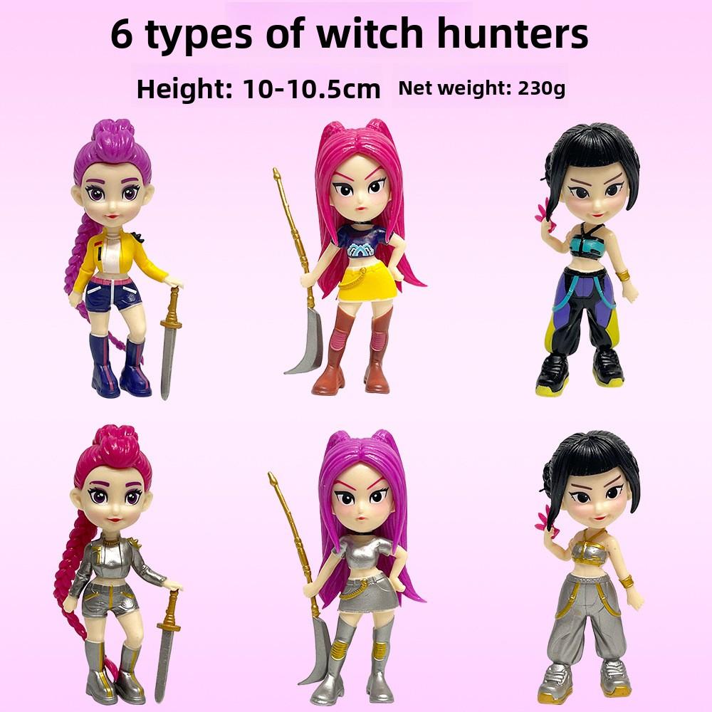 

Мисливці на відьом K-Pop Міра Румі Велика голова Q Видання Фігурка Модель Сліпа коробка Іграшка-лялька Прикраса