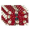 Red Winter Snowflakes Snowman Christmas Xmas Placemats Set of 4 Table Mats for Party Home Kitchen Dining Table Decorations 12x18 Inch