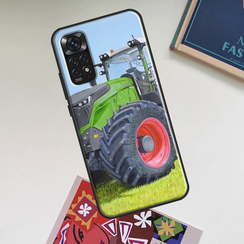 Farm Vehicle Tractor Case For Xiaomi Redmi Note 14 Pro 13 12 11 9 10 15 Pro Plus Redmi 15 C 14C 13C 10C 12C Cover
