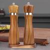 VanlonPro Salt and Pepper Mill Tray, Acacia Wood Tray, Pepper Mill Holder & Rest (2.5-inch Inner Diameter), Fits Many Mills & Shakers, Salt & Pepper