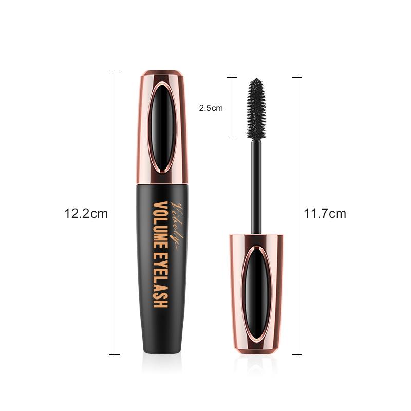 VIBELY 4D Volumizing Volumizing Volumizing Mascara in Black, Waterproof, Non-Smudding and Lengthening Mascara
