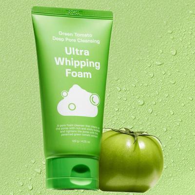 Espuma ultrahidratante limpiadora de poros profundos con tomate verde, 120 g