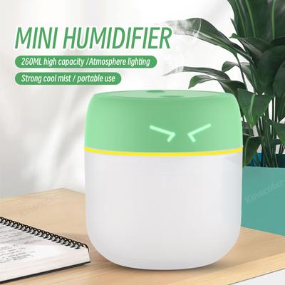Mini Air Humidifier Usb Ultrasonic Humidifier Atomizer Essential Oil Diffuser Car Purifier Colorful Night Light For Desktop