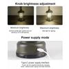 Retro Camping Lantern Outdoor Hanging Lamp Camp Lights Emergency Lamp Dimming USB Rechargeable for
