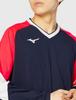 Mizuno Tennis Light Size Small To Japanese Size Sweatshirt, 62JC0511, Navy, (equivalent Small)