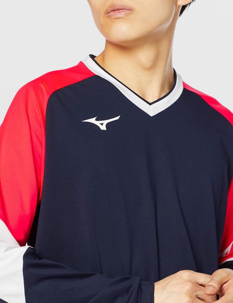 Mizuno Tennis Light Size Small To Japanese Size Sweatshirt, 62JC0511, Navy, (equivalent Small)