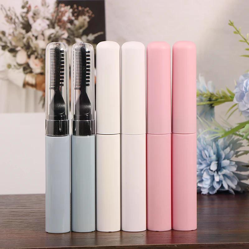 NEW 10ml Dual Brush Head Empty Mascara Tube DIY Refillable Eyebrow Gel Bottle Eyelash Elongation Cosmetics Containers Packaging