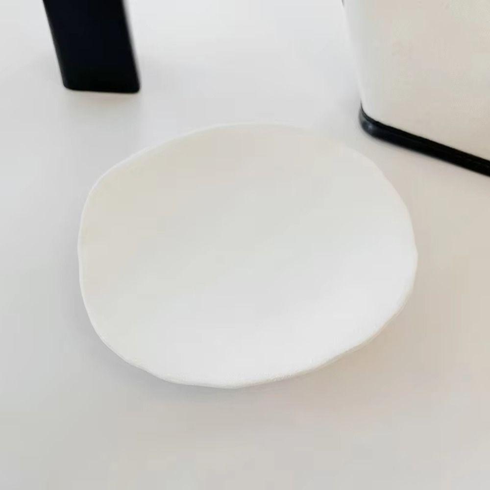 Irregular Jewelry Storage Tray Ceramic Aromatherapy Candle Stand Jewelry Display Rack  Food