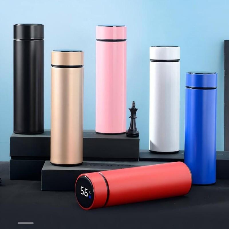 500ML Temperature Display Thermos Cup Stainless Steel Thermos Bottle Outdoor Vacuum ulated Cup Father's Day Gift