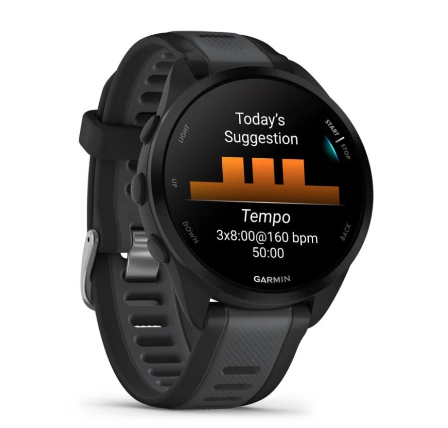 Garmin Forerunner 165 Schwarz / Schiefergrau 43 mm