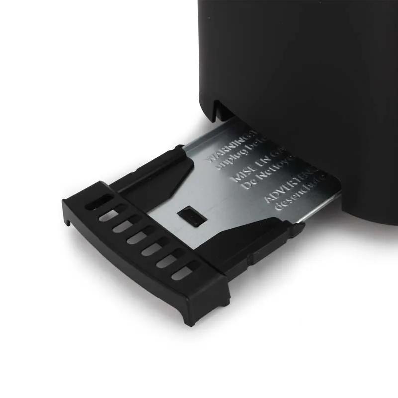 Kitchencook - Matt_toast - Noir Mat - Grille-pain 2 Larges Fentes - 6 Niveaux - 650 W
