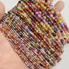 Perline in Pietra di Zircone Naturale Sfaccettata da 2mm/3mm/4mm per la Realizzazione di Bracciali Collane Anelli Catene per la Vita Accessori Gioielli Fai da Te Brillanti