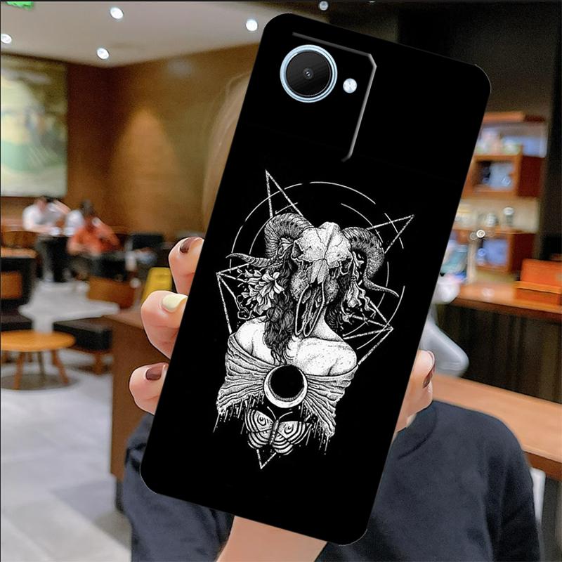 Witchcraft Occult Pentagram Case For Realme C75 C67 C61 C55 C53 C51 C21Y C25S 10 11 12 13 14 Pro Plus GT 6T 6 5 GT7 Pro