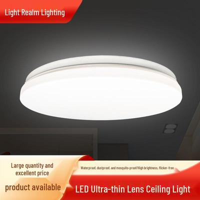 Lumină de Plafon Rotundă Ultra-Subțire Modernă Minimalistă pentru Dormitoare, Livinguri și Restaurante - Candelabru Anti-Țânțari