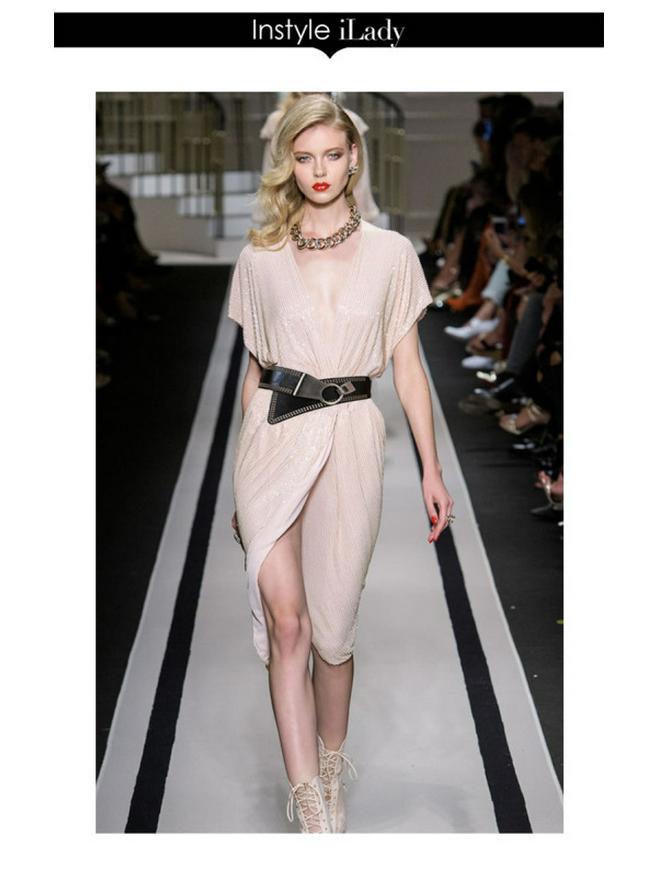 Fashionable Korean-Style Women's Waist Belt - Versatile, Decorative, and Wide, Perfect with Skirts.