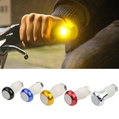 1 pár Bezpečnostní cyklistické kolo Směrové světlo Koncovka řídítek LED Červené světlo Lampa Magnetické světlo na řídítka Výstražné světlo pro noční jízdu