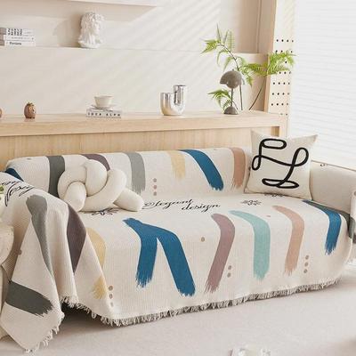 Nordic Style Sofa Blanket: Four-Season Universal Full Sofa Cover & Cushion