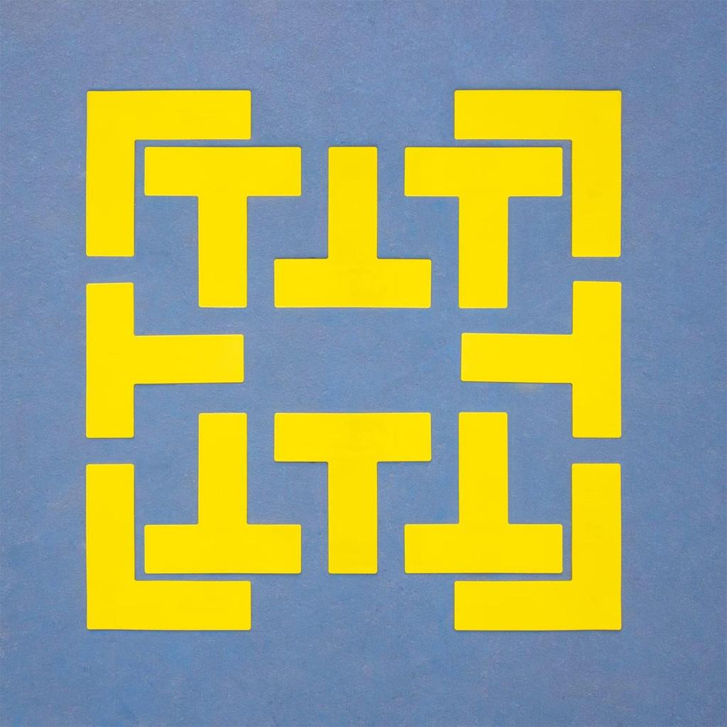 Pickleball Court Line Markers Temporary Pickleball Lines Throw Down Markers for Outdoor Indoor Tennis Badminton