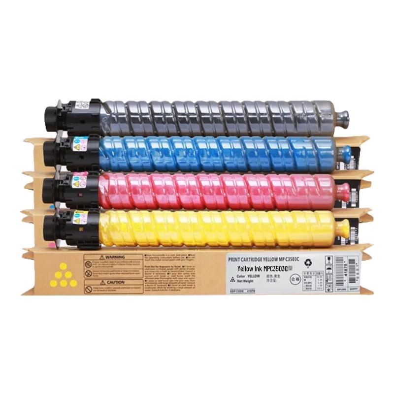 Compatible 4-Color Toner Cartridge Set for Ricoh MPC306/MPC406 Printers