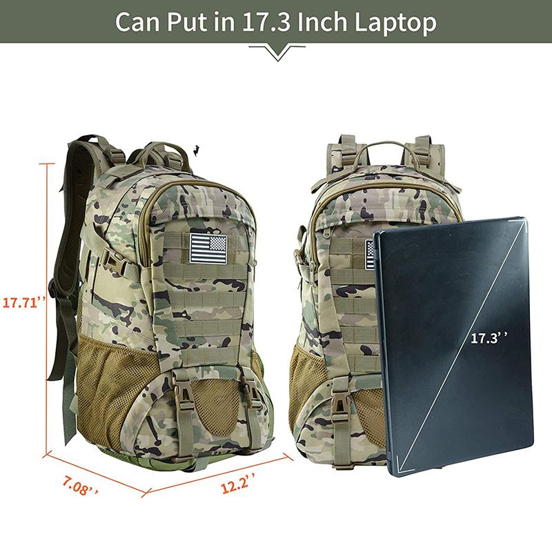 Men Tactical Backpacks Outdoor 35L Large Capacity Man 3 Days Molle Hking Bags For Outdoor Trekking Camping Backpack Travel Bag