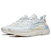 Li Ning Cyan Journey Textile, Synthetic Leather Slip Resistant Abrasion Resistant Low top Sports Casual Shoes Men's AGLT057-1