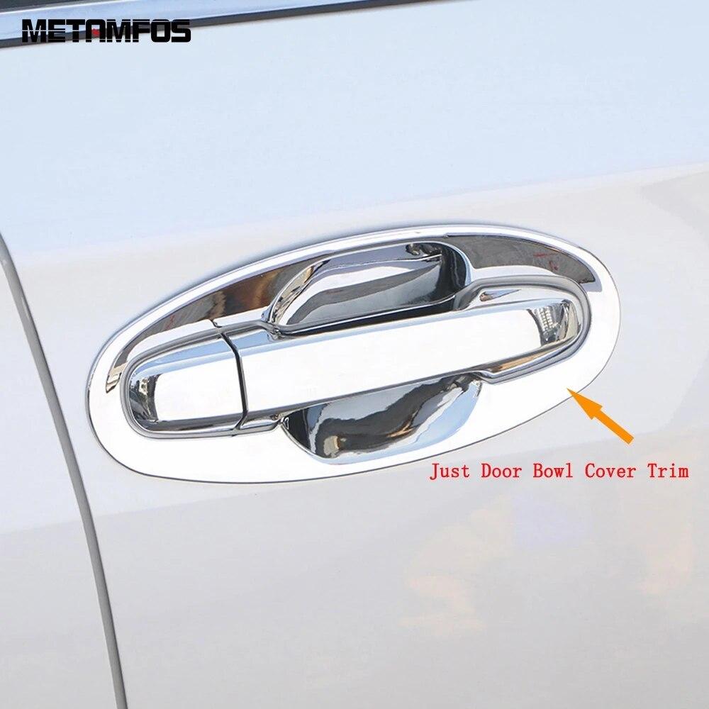 Para Subaru XV Crosstrek SUV 2018-2022 2023 Chrome Side Door Handle Bowl Cover Guarnição Adesivo Protetor Acessórios Estilo Do Carro
