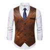 Men's Gentleman Suit Vest Slim Vintage Business Casual Top