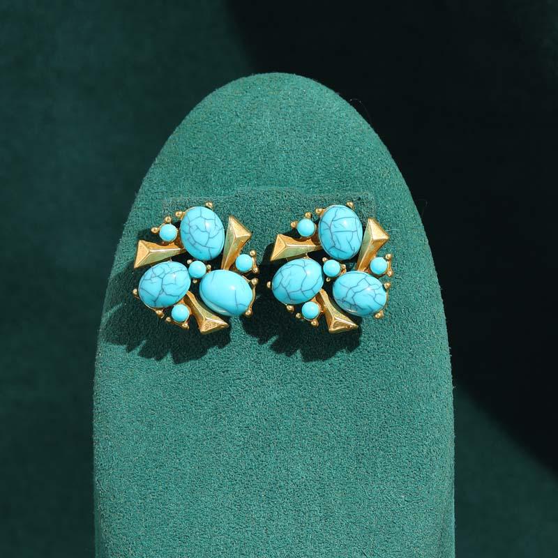 Yong Nuo Vintage Retro Jewelry: High-End, Colorfast Antique Earrings