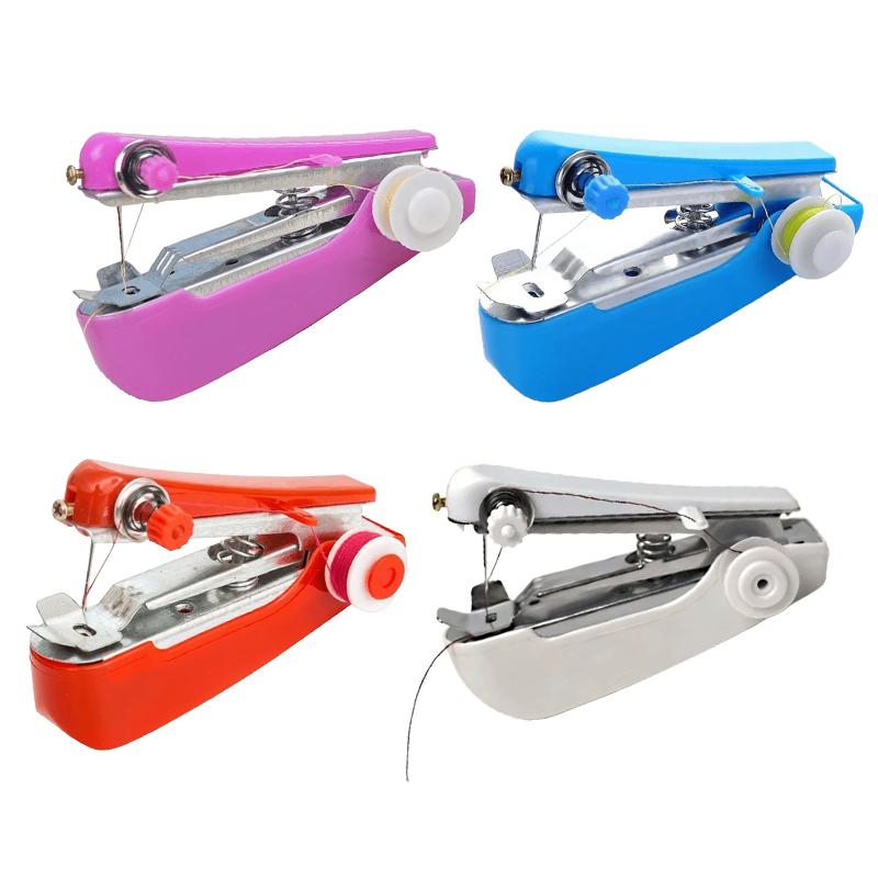 Handheld Sewing Machine and Accessory Needle Thread Tape Measure Small Scissors DIY Handmade Needlework Protable Sewing Tool ZYF