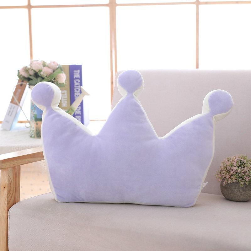 Soft Princess Crown Pillow Stuffed Sleeping Pillow Girl Room Sofa Decor Rainbow Cloud Star Celebrity Studio Cushion Gift for Her