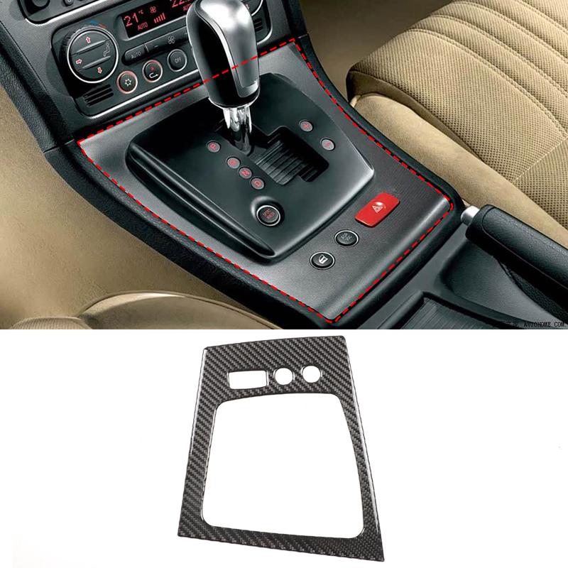 Carbon Fiber Set Gear Shift Door Trim Car Interior Accessories Decorative Stickers for Alfa Romeo 159 Brera/Spider 2004-2011 LHD