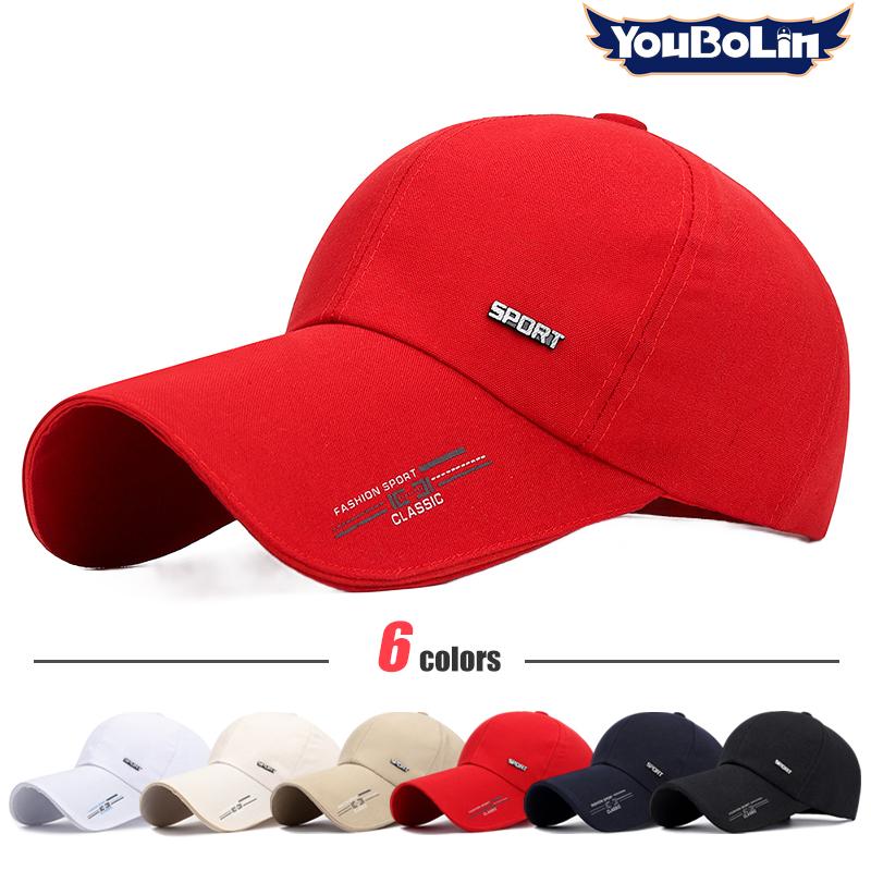 Yto Household Items Women's Latest Extended Brim Baseball Cap Men's Outdoor Use Fishing Large Brim Sun Hat Cotton Canvas Hat Spring And Summer
