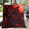 Art Fantasy Wolf Soft Plush Sofa Bed Throwing Cartoon Picnic Blankets Modern Flannel Blanket Gedruckt Bettdecke Geschenk Gift
