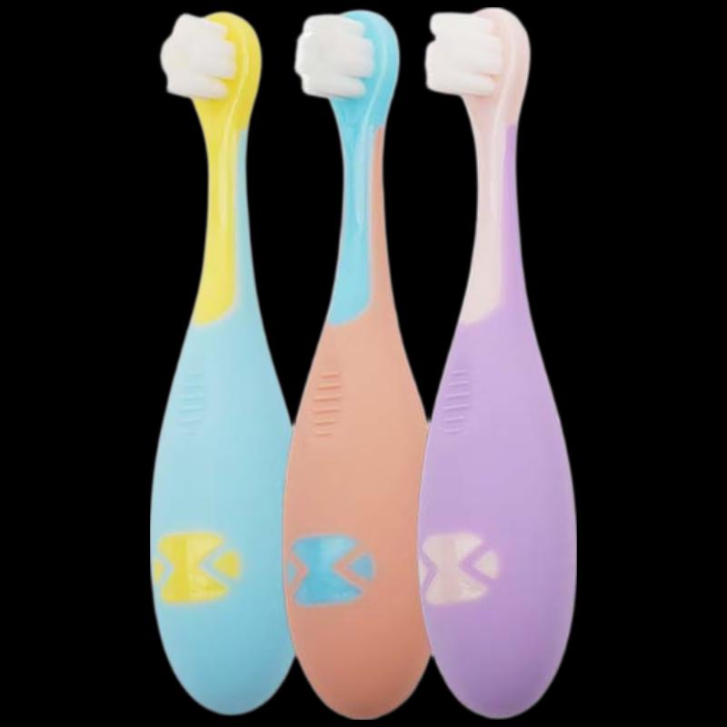 KUTA Baby Soft Manual Toothbrush (0-3 Years, 6-Pack with Holders)