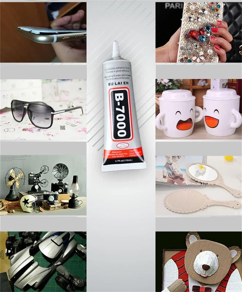 25ML B7000 Clear Contact Phone Repair Adhesive Universal Glass Plastic DIY Glue B-7000 With Precision Applicator